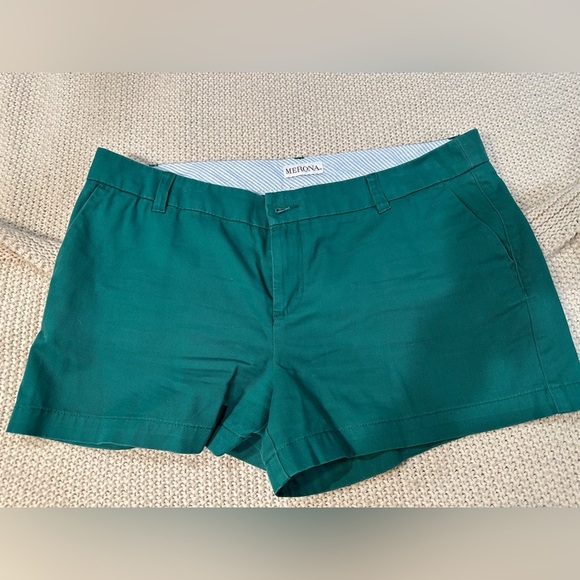 Merona Women's Shorts Green - Picture 2 of 7